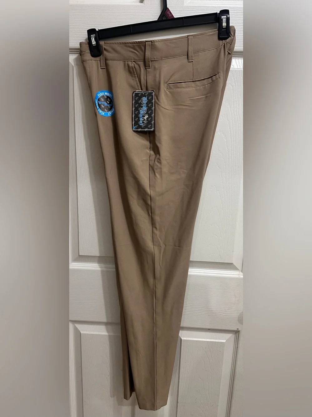 Birdie Bound Men's Regular Fit Light Khaki Golf Pants, Size 30x32 NWT